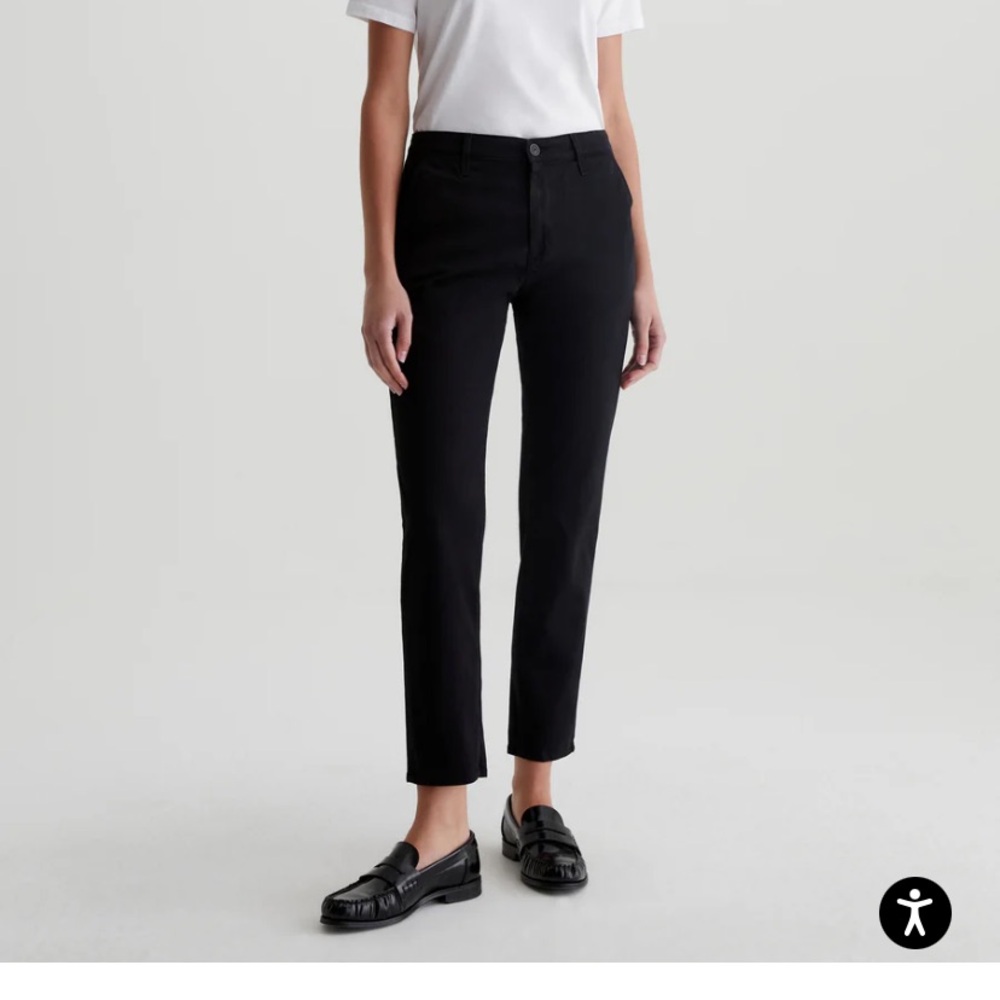 Black coated trousers AG